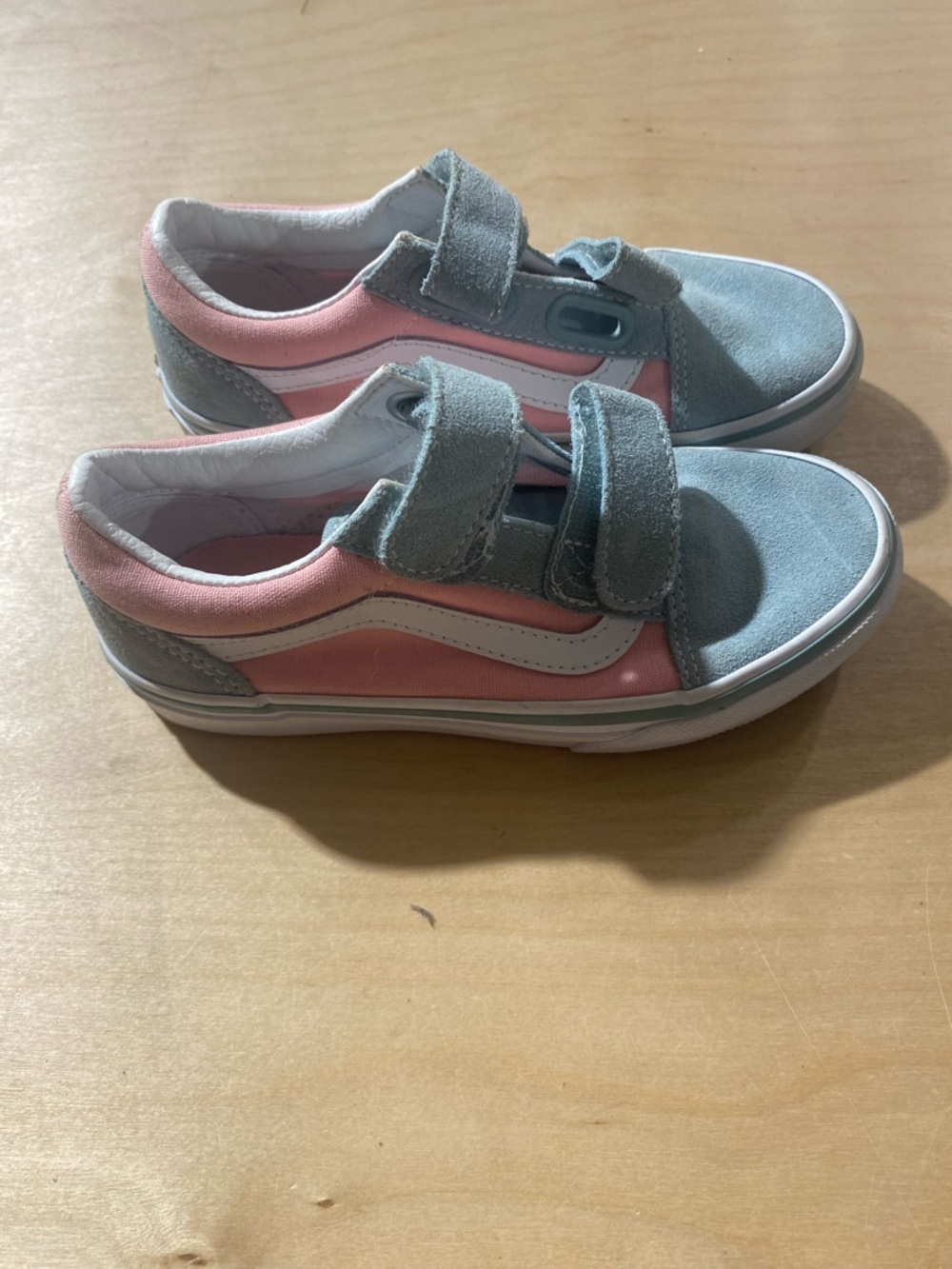 Vans Kids Two-Tone Pink and Light Blue Sneakers 13.0 (Box 1) - Picture 4 of 12